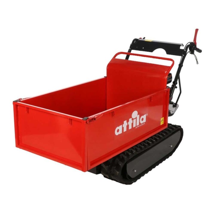 Attila ATT 500 C telaketjukärry, 500 kg, 6,5 HP, laajennettava lava
