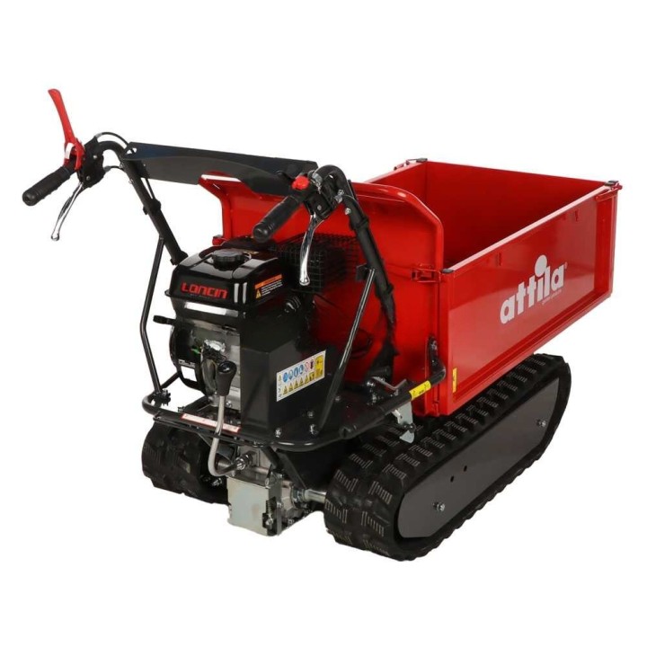 Attila ATT 500 C telaketjukärry, 500 kg, 6,5 HP, laajennettava lava