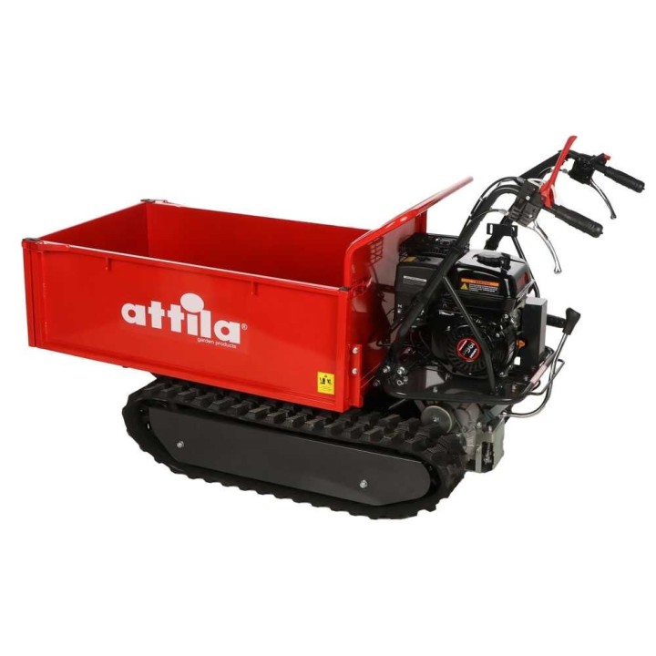 Attila ATT 500 C telaketjukärry, 500 kg, 6,5 HP, laajennettava lava