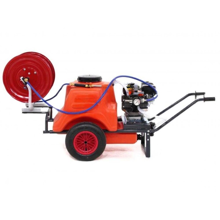 Dal Degan 150 l ruiskutusvaunu, Comet MP 30, Loncin G 200 F, 5 HP