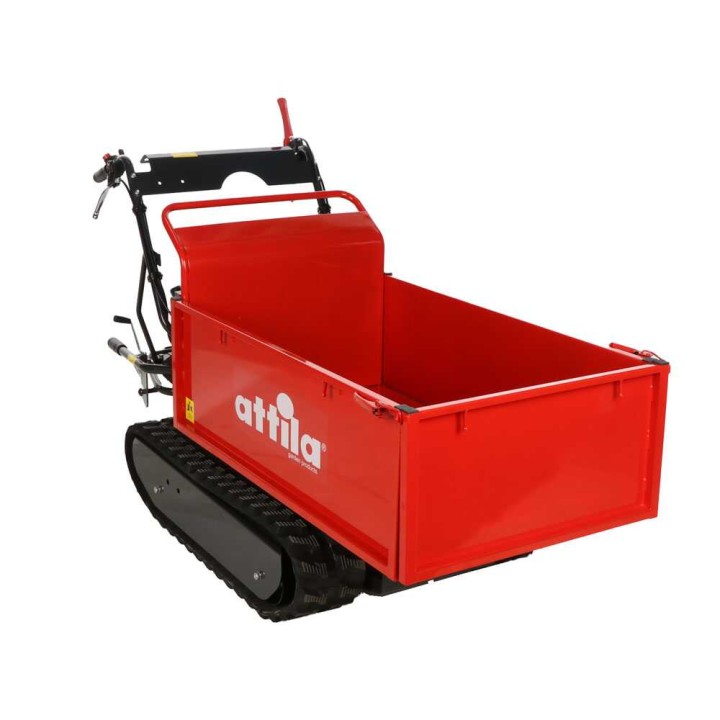 Attila ATT 500 C telaketjukärry, 500 kg, 6,5 HP, laajennettava lava