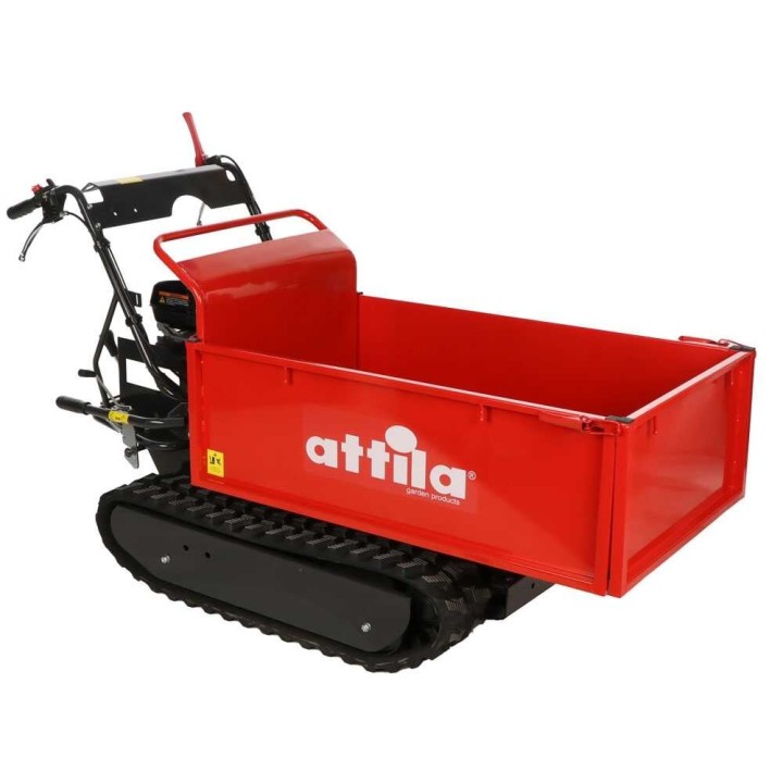 Attila ATT 500 C telaketjukärry, 500 kg, 6,5 HP, laajennettava lava