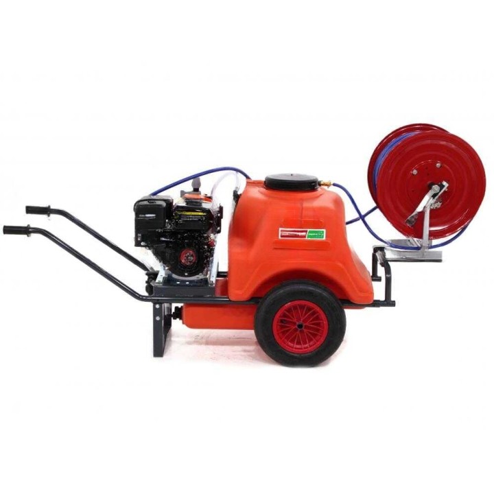Dal Degan 150 l ruiskutusvaunu, Comet MP 30, Loncin G 200 F, 5 HP