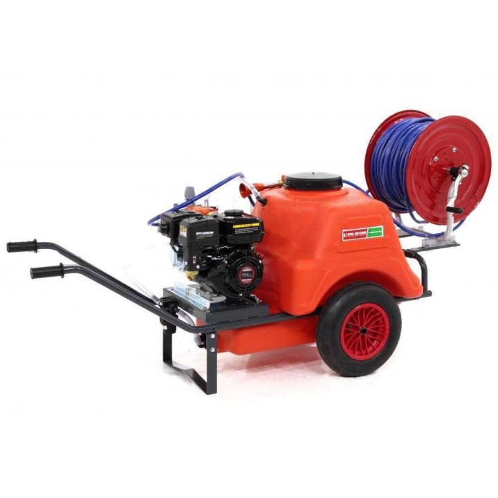 Dal Degan 150 l ruiskutusvaunu, Comet MP 30, Loncin G 200 F, 5 HP