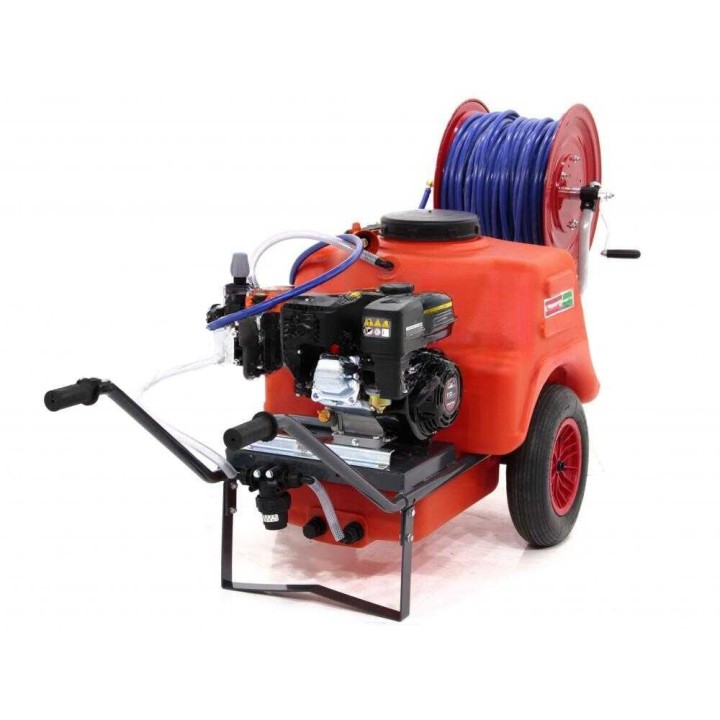 Dal Degan 150 l ruiskutusvaunu, Comet MP 30, Loncin G 200 F, 5 HP