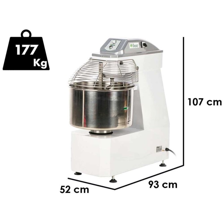 Fimar 50SB spiraalitaikinakone, 50 kg, 2 nopeutta, kolmivaiheinen