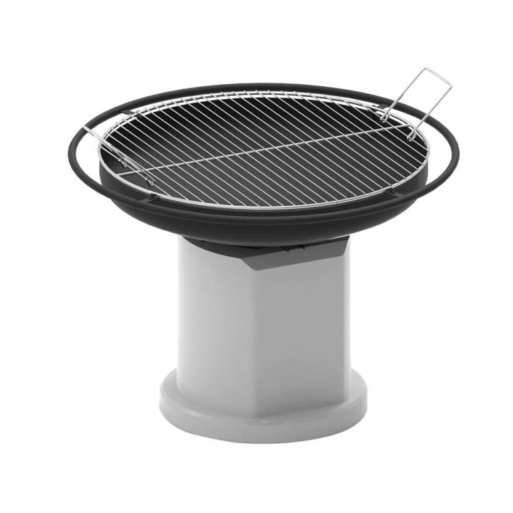 Palazzetti Efesto 60 -ulkogrilli, puu- ja hiilikäyttöinen, Ø 60 cm