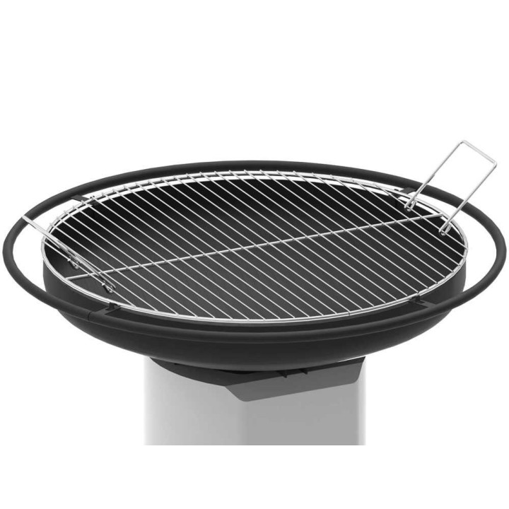 Palazzetti Efesto 60 -ulkogrilli, puu- ja hiilikäyttöinen, Ø 60 cm