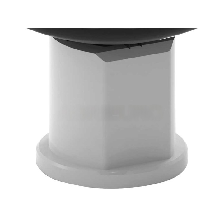 Palazzetti Efesto 60 -ulkogrilli, puu- ja hiilikäyttöinen, Ø 60 cm
