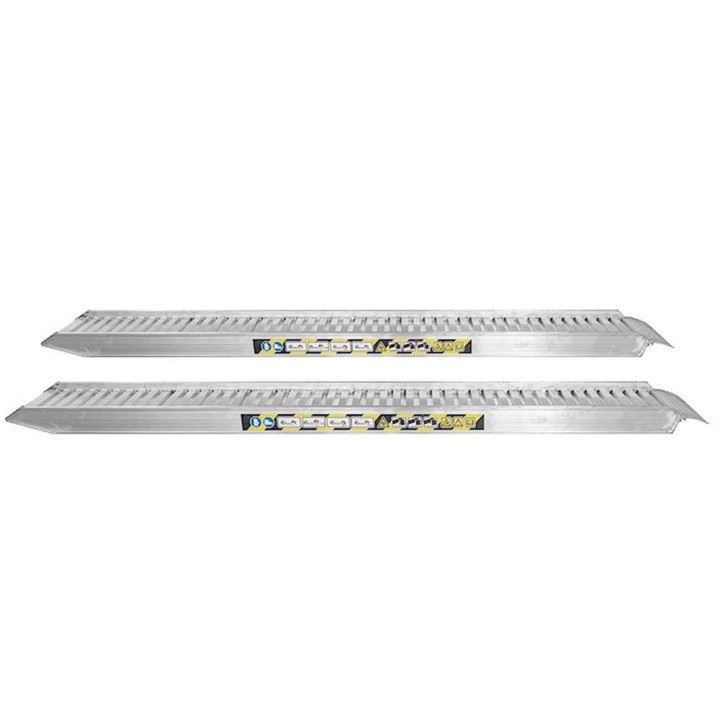 RA136x40W kiinteät alumiiniset lastausrampit, 400 cm, 3 800 kg