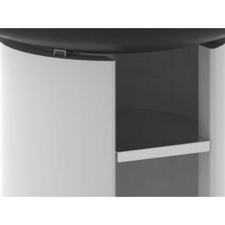 Palazzetti Apollo 90 muurattu puu- ja hiiligrilli, Ø 90 cm
