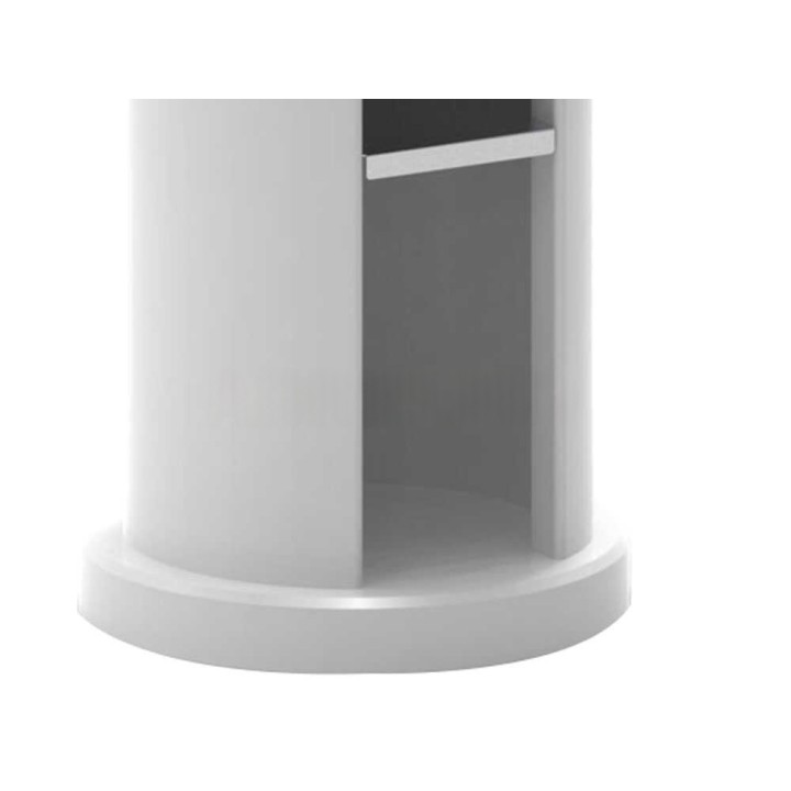 Palazzetti Apollo 110 muurattu puu- ja hiiligrilli, Ø 110 cm, 8 243 cm²