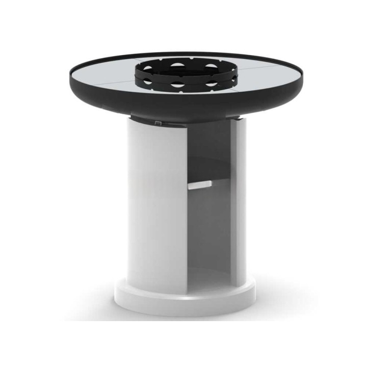 Palazzetti Apollo 110 muurattu puu- ja hiiligrilli, Ø 110 cm, 8 243 cm²