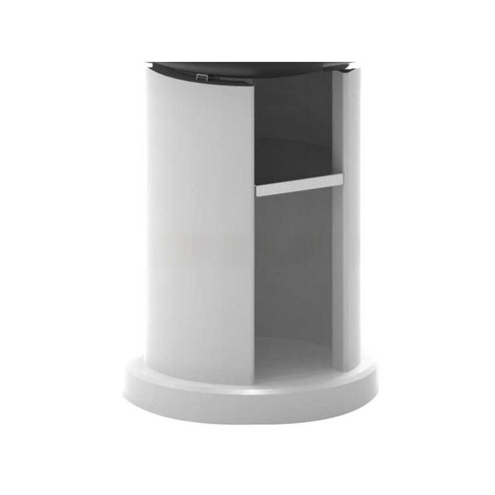 Palazzetti Apollo 110 muurattu puu- ja hiiligrilli, Ø 110 cm, 8 243 cm²