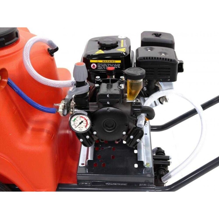 Comet APS 41 ruiskutusvaunu, Loncin G 160 F, 150 l, 40 bar, 100 m letku