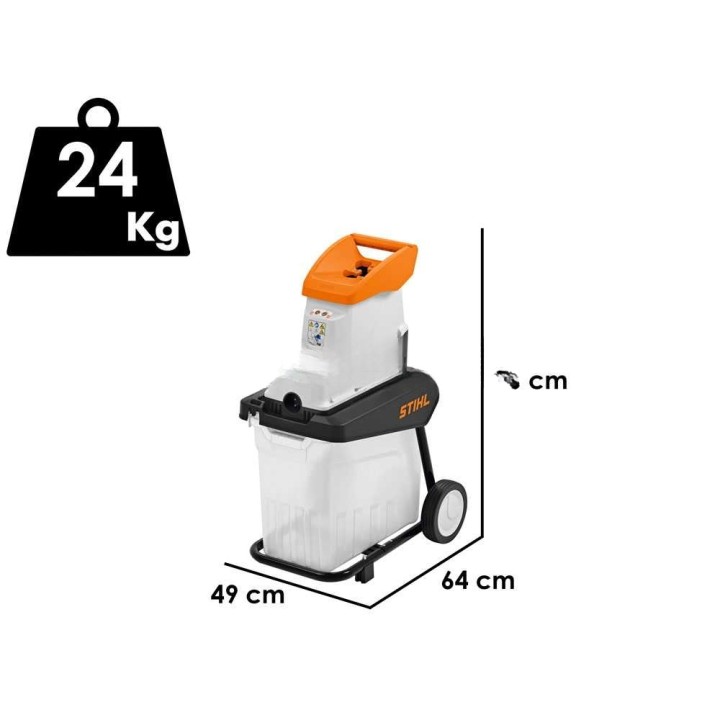 STIHL GHE 140 L sähköinen biotriturator, 2 500 W, 40 mm