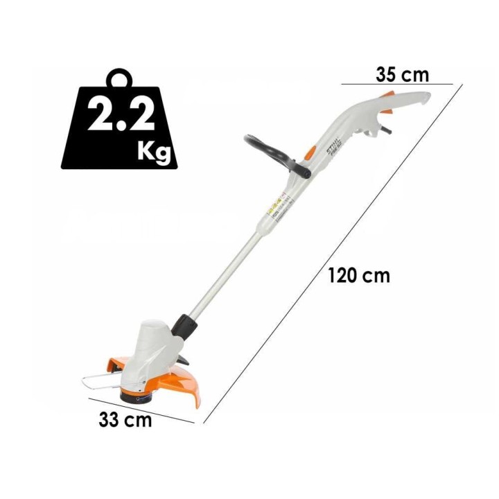 STIHL FSE 52 sähkötrimmeri, 500 W, 230 V, AutoCut C 3-2 -siimapää