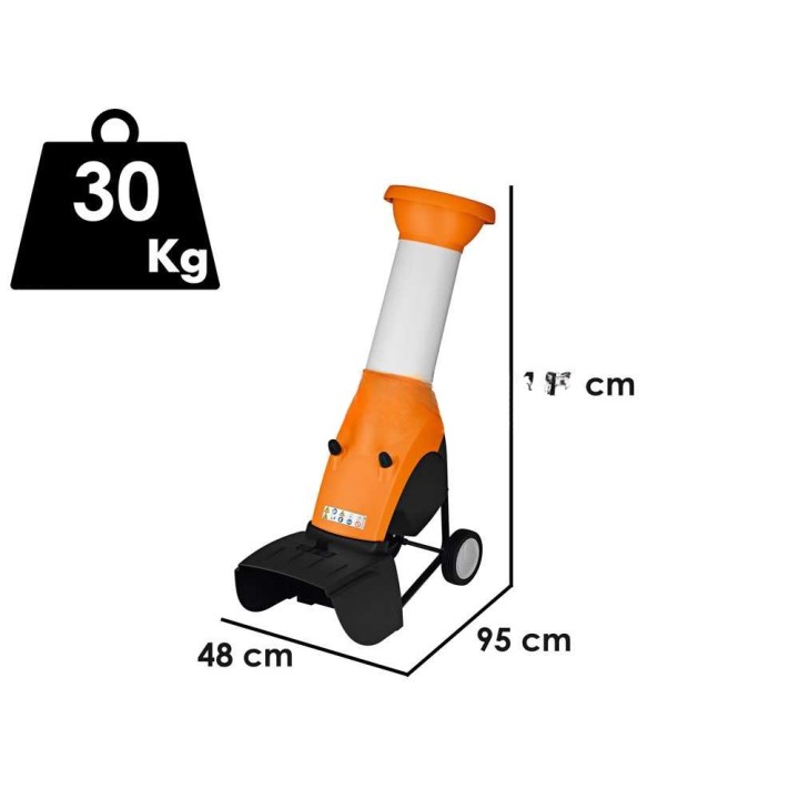 STIHL GHE 250 S sähköinen biotriturattori oksille, 2 500 W, 230 V