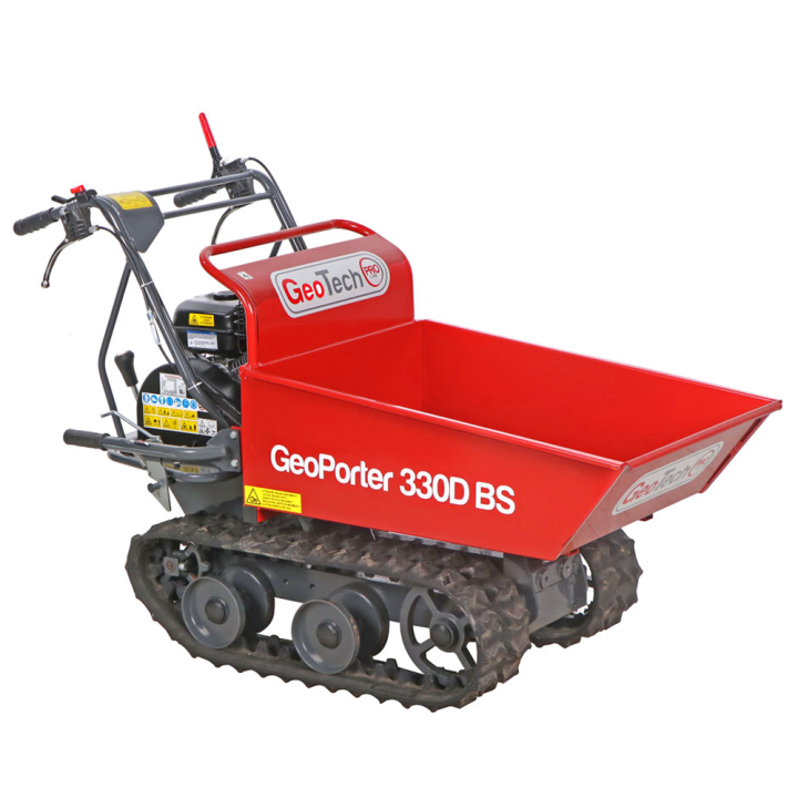 GeoPorter 330D BS telaketjukärry dumper lavalla 300 kg Briggs Stratton CR950