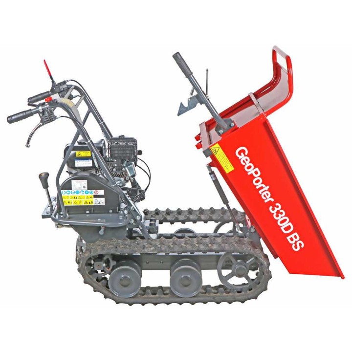 GeoPorter 330D BS telaketjukärry dumper-lavalla, 300 kg, Briggs & Stratton CR950