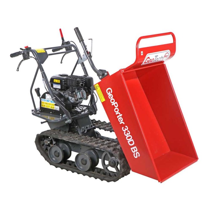 GeoPorter 330D BS telaketjukärry dumper-lavalla, 300 kg, Briggs & Stratton CR950