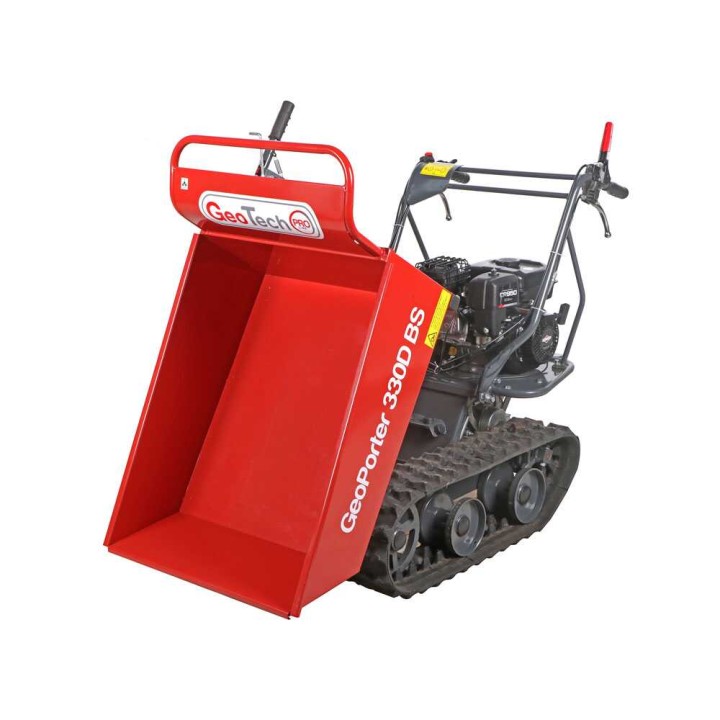 GeoPorter 330D BS telaketjukärry dumper-lavalla, 300 kg, Briggs & Stratton CR950