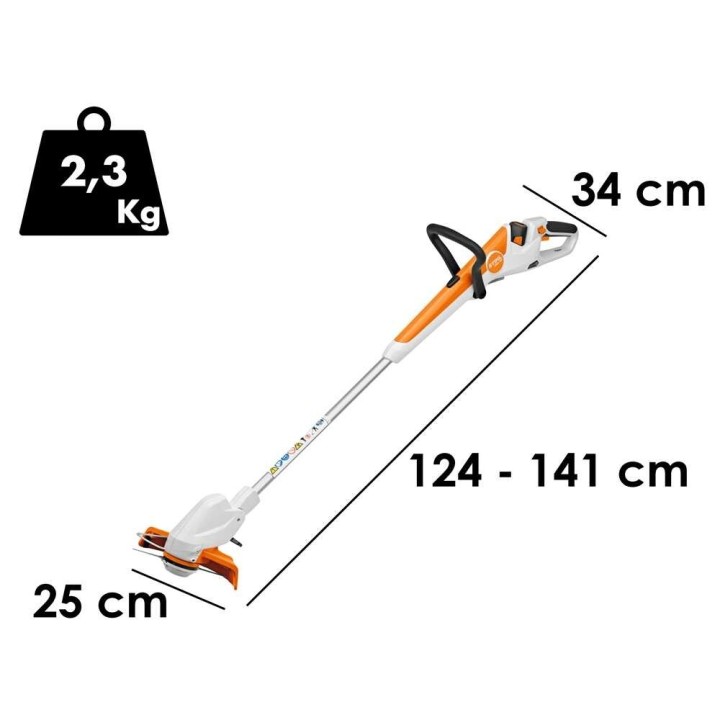 STIHL FSA 30 akkureunatrimmeri, 10,8 V, 2,6 Ah, PolyCut 3-2