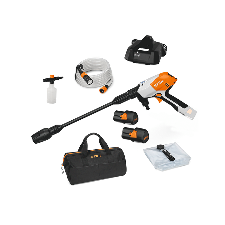 STIHL RCA 20 akkukäyttöinen painepesuri 10 8 V 2 akkua