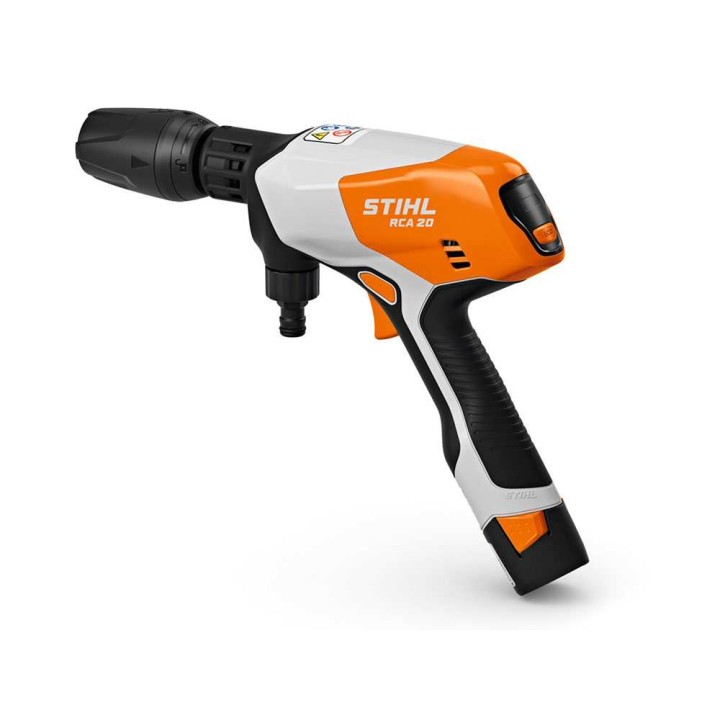 STIHL RCA 20 akkukäyttöinen painepesuri, 10,8 V, 2 akkua