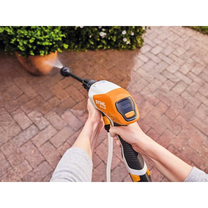 STIHL RCA 20 akkukäyttöinen painepesuri, 10,8 V, 2 akkua