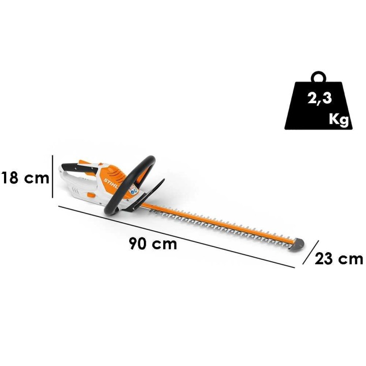 STIHL HSA 45 -akkupensasleikkuri, 18 V, terä 50 cm