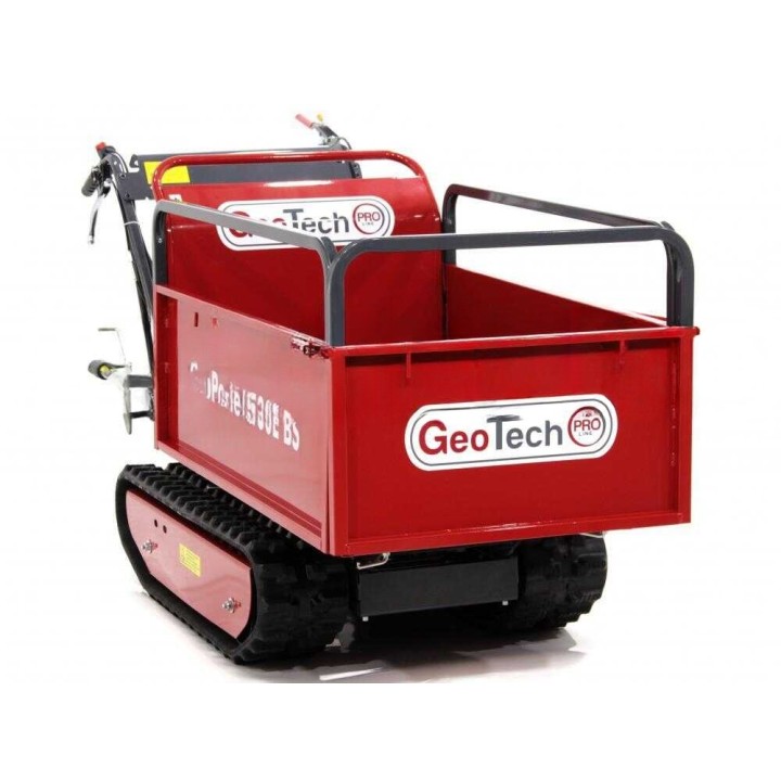 GeoPorter 530E BS telaketjuminitransporter, 500 kg, 6,5 HP, laajennettava lava