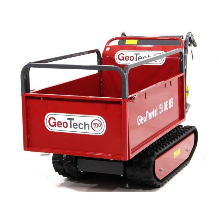 GeoPorter 530E BS telaketjuminitransporter, 500 kg, 6,5 HP, laajennettava lava