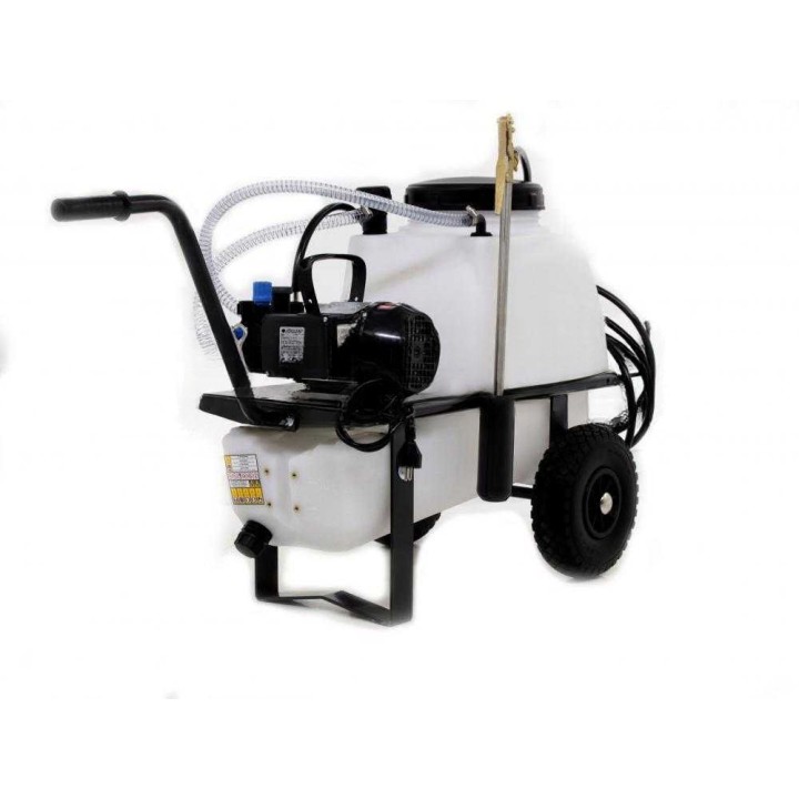 Comet MC 18 ruiskutuspumppu, sähkömoottori 0,6 HP, kärry ja 50 l säiliö