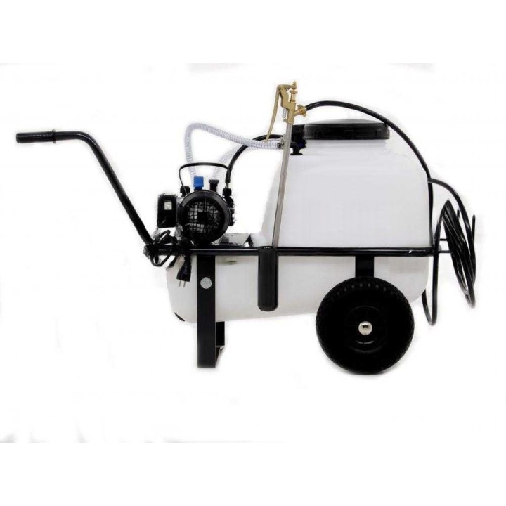Comet MC 18 ruiskutuspumppu, sähkömoottori 0,6 HP, kärry ja 50 l säiliö