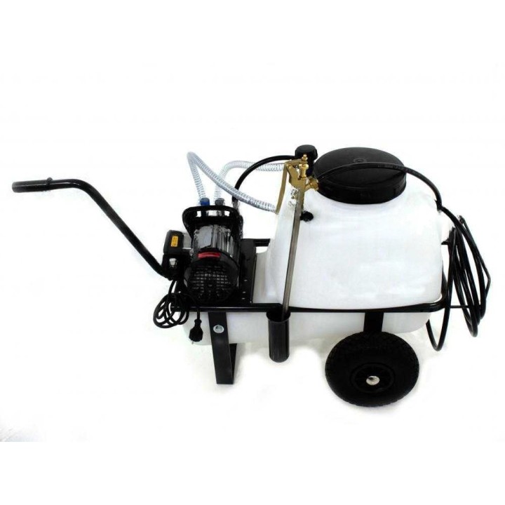 Comet MC 18 ruiskutuspumppu, sähkömoottori 0,6 HP, kärry ja 50 l säiliö