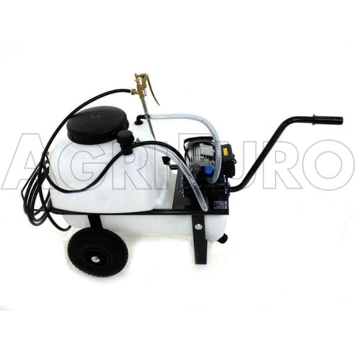 Comet MC 18 ruiskutuspumppu, sähkömoottori 0,6 HP, kärry ja 50 l säiliö