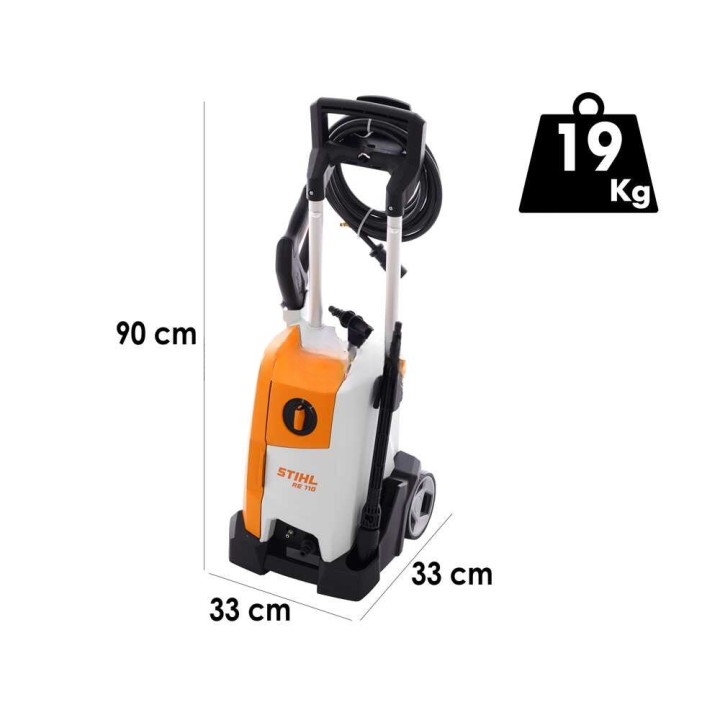 STIHL RE 110 kylmävesipainepesuri, 150 bar, 430 l/h, 230 V