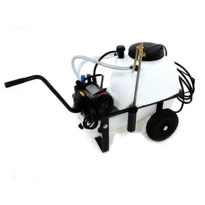 Comet MC 18 ruiskutuspumppu, sähkömoottori 0,6 HP, kärry ja 50 l säiliö