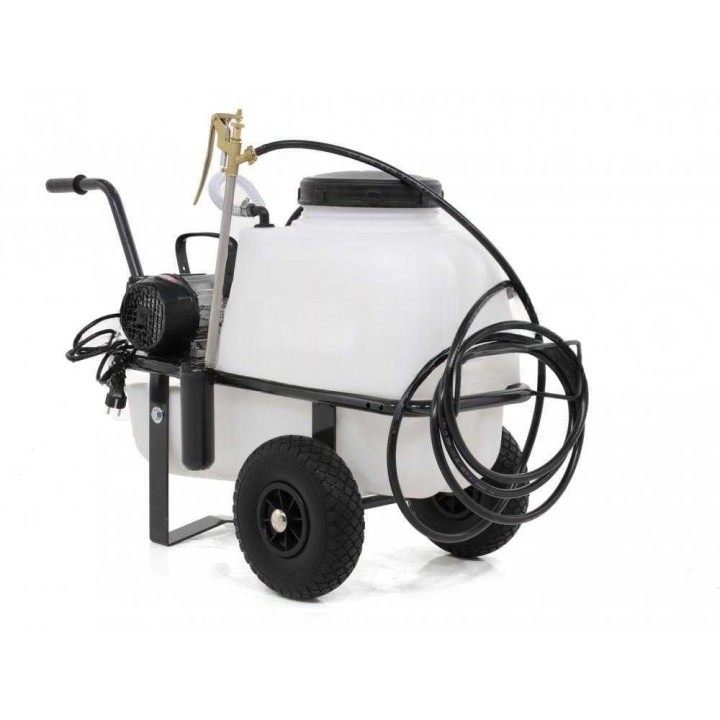 Comet MC 18 ruiskutuspumppu, sähkömoottori 0,6 HP, kärry ja 50 l säiliö