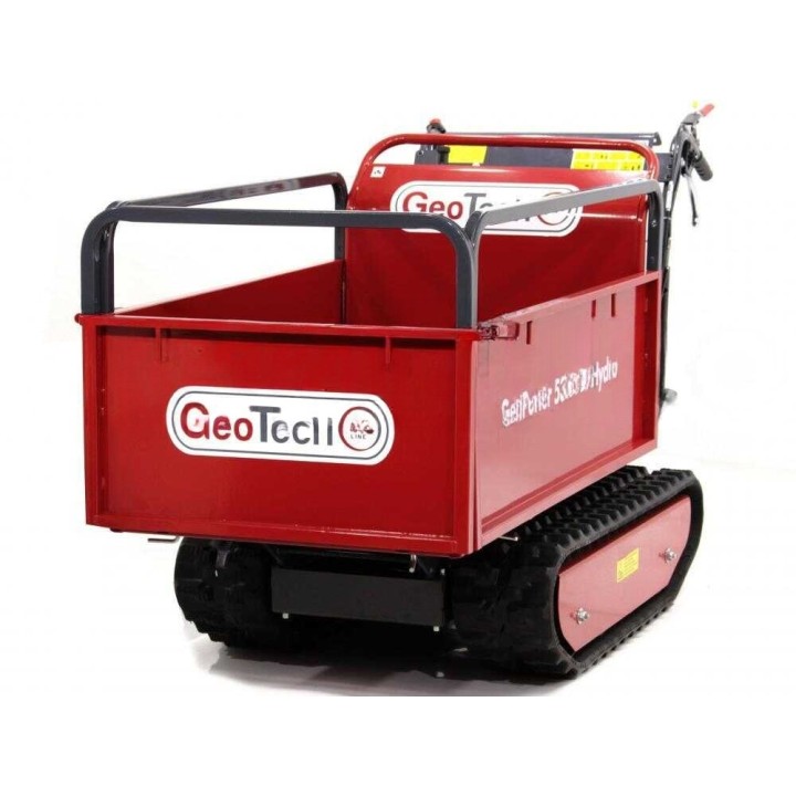 GeoTech Pro GeoPorter 530E BS Hydro moottorikärry, 500 kg, 10 HP, hydraulinen kippaus