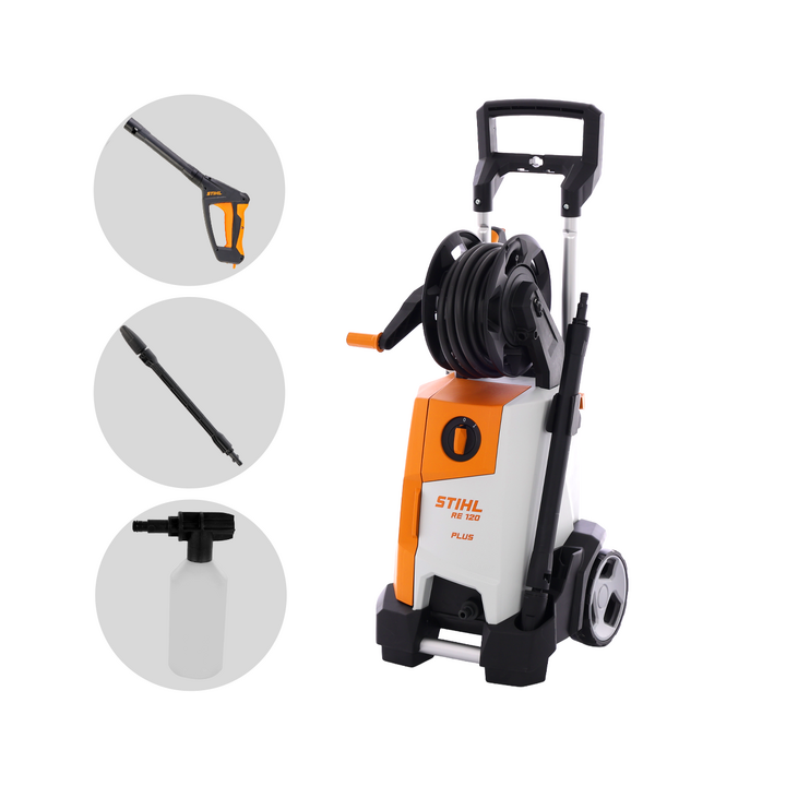 STIHL RE 120 PLUS kylmävesipainepesuri 160 bar 480 l h