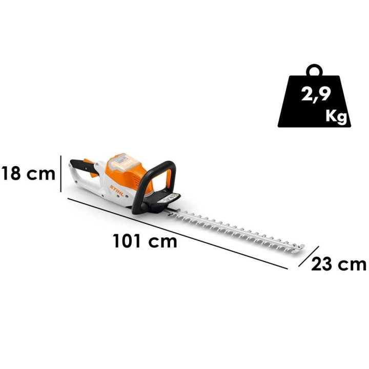 STIHL HSA 50 akkupensasleikkuri, 36 V, 50 cm, ilman akkua ja laturia