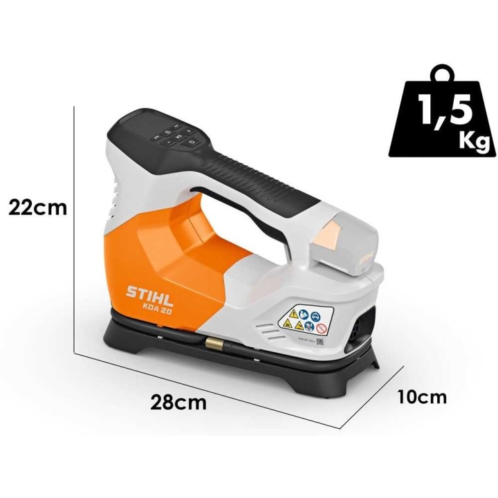 STIHL KOA 20 -akkukompressori, 10,8 V, ilman akkua ja laturia