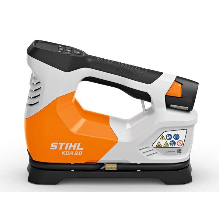 STIHL KOA 20 akkukompressori, 10,8 V, 2,6 Ah akku ja laturi