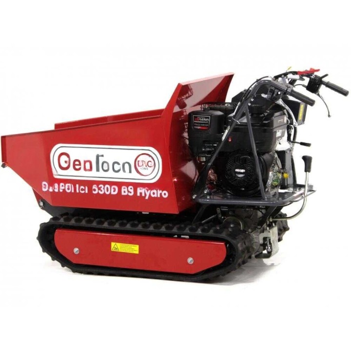 GeoTech Pro GeoPorter 530D BS Hydro minidumpperi, 500 kg, 12 HP, hydraulinen lava