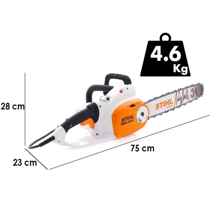 STIHL MSE 210 C-B sähkömoottorisaha, 2 100 W, 230 V