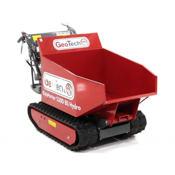 GeoTech Pro GeoPorter 530D BS Hydro minidumpperi, 500 kg, 12 HP, hydraulinen lava