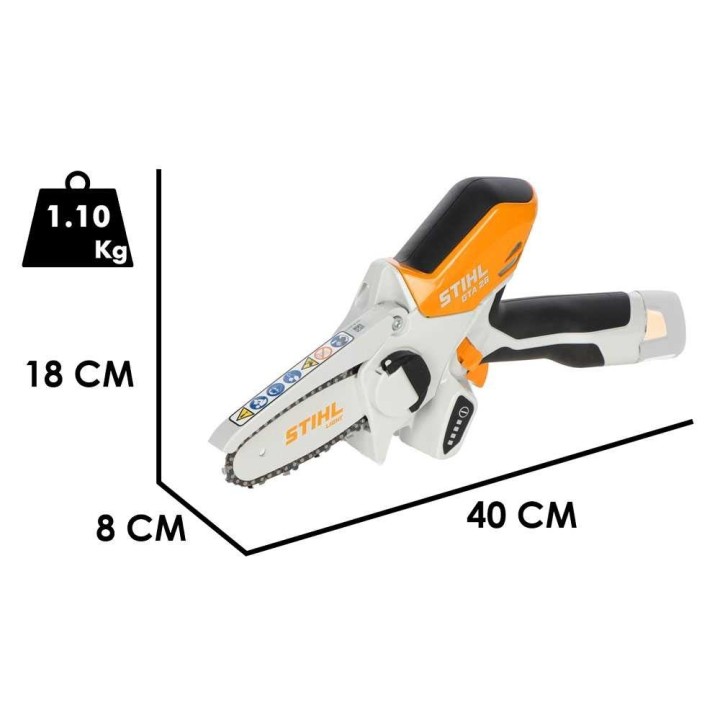 STIHL GTA 26 akkaleikkuri, 10,8 V, ilman akkua ja laturia