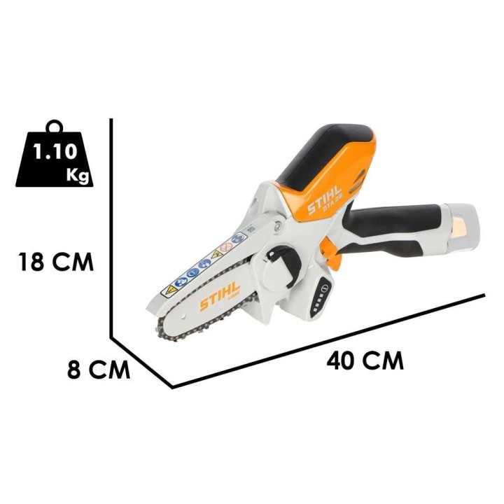STIHL GTA 26 Set -akkuoksasaha, 10,8 V, 2,6 Ah